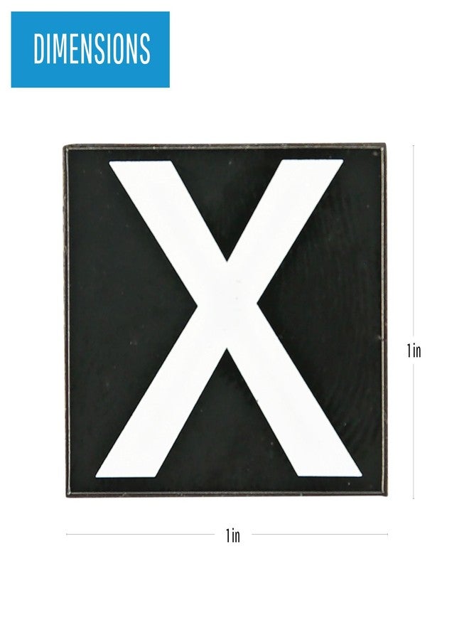 ماستر فيجون مجموعة ماستر فيجن من الحروف والأرقام والرموز، مغناطيسية، مقاس 1 بوصة، أكثر من 70 قطعة، أسود/أبيض - Image 2